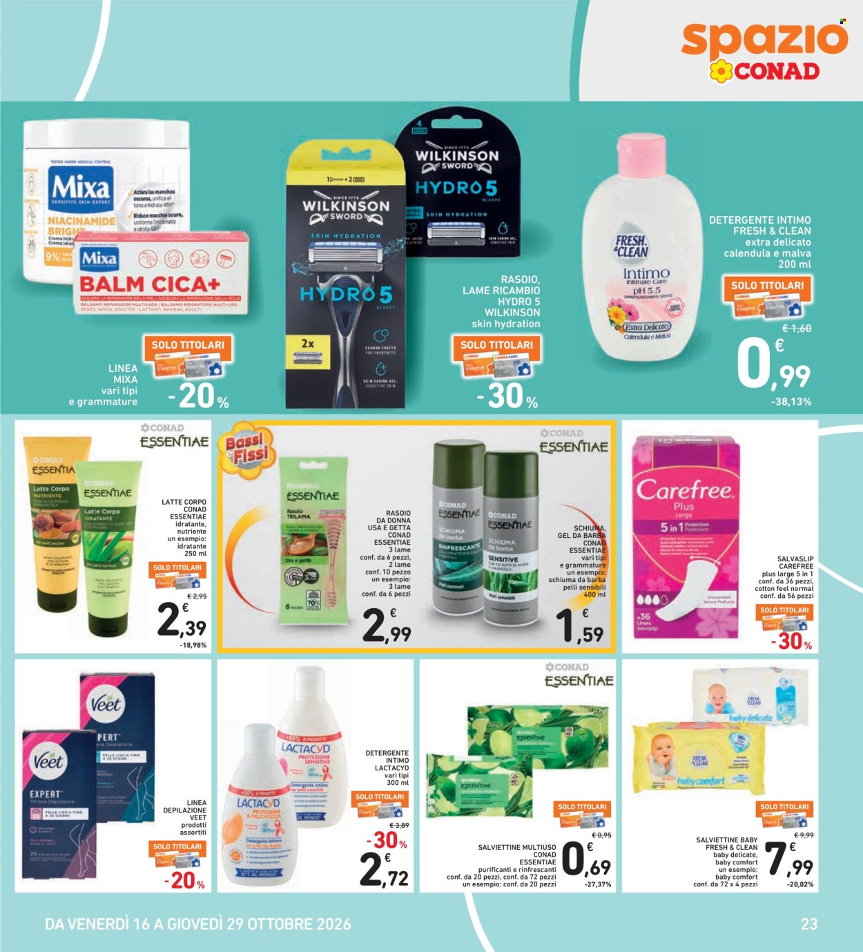 Leták Spazio Conad - 16.10.2026 - 29.10.2026. Strana 23