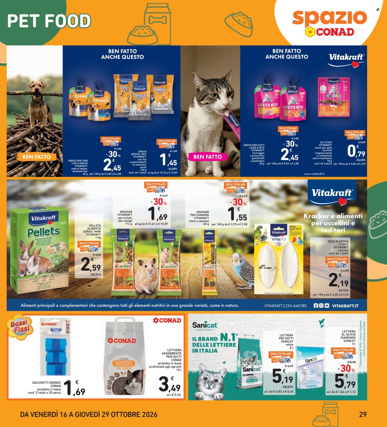 Leták Spazio Conad - 16.10.2026 - 29.10.2026. Strana 29