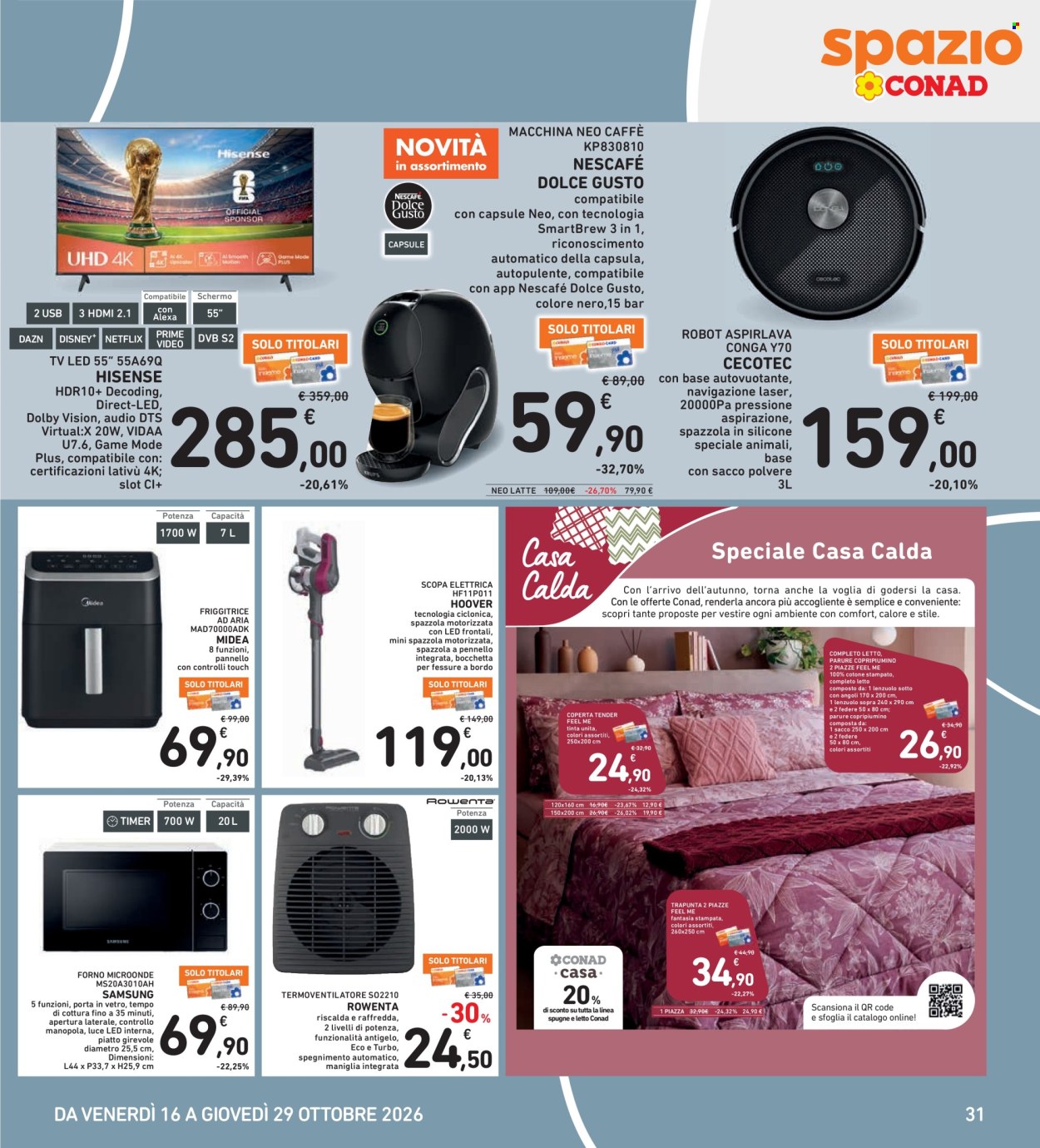 Leták Spazio Conad - 16.10.2026 - 29.10.2026. Strana 31