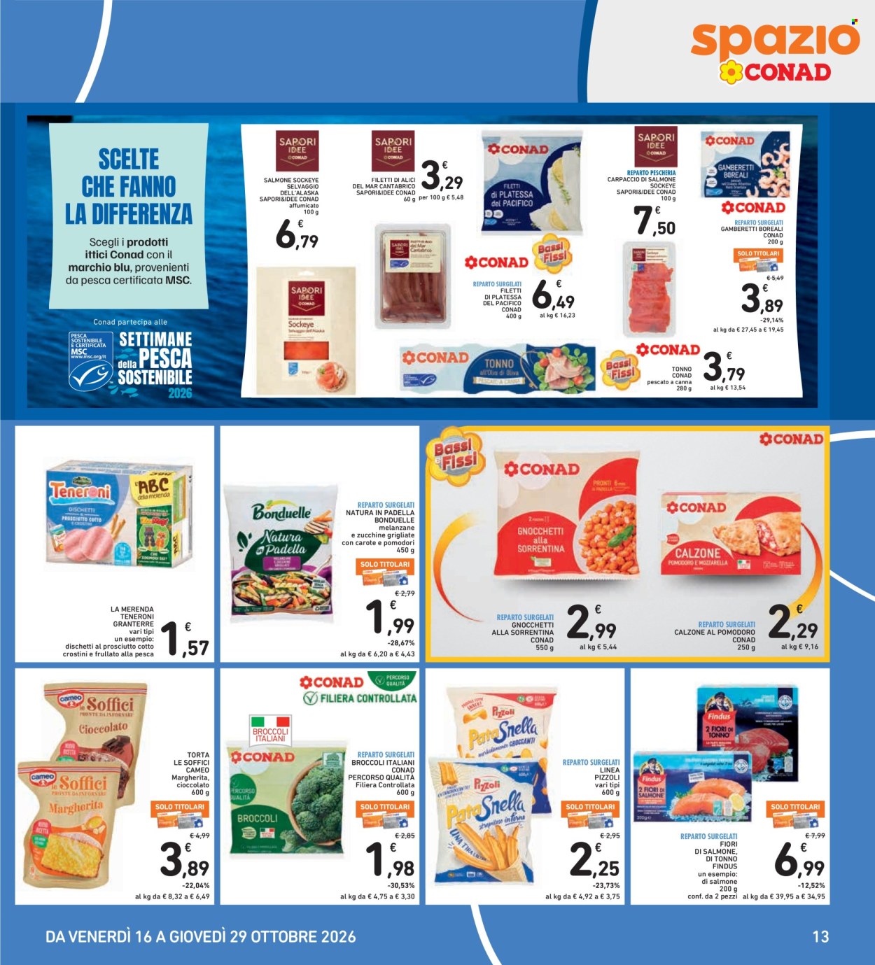 Leták Spazio Conad - 16.10.2026 - 29.10.2026. Strana 13