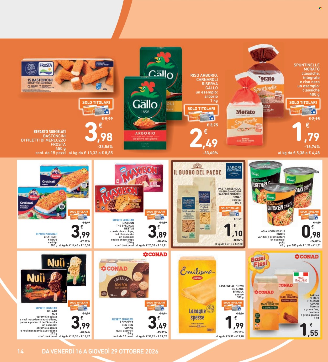 Leták Spazio Conad - 16.10.2026 - 29.10.2026. Strana 14