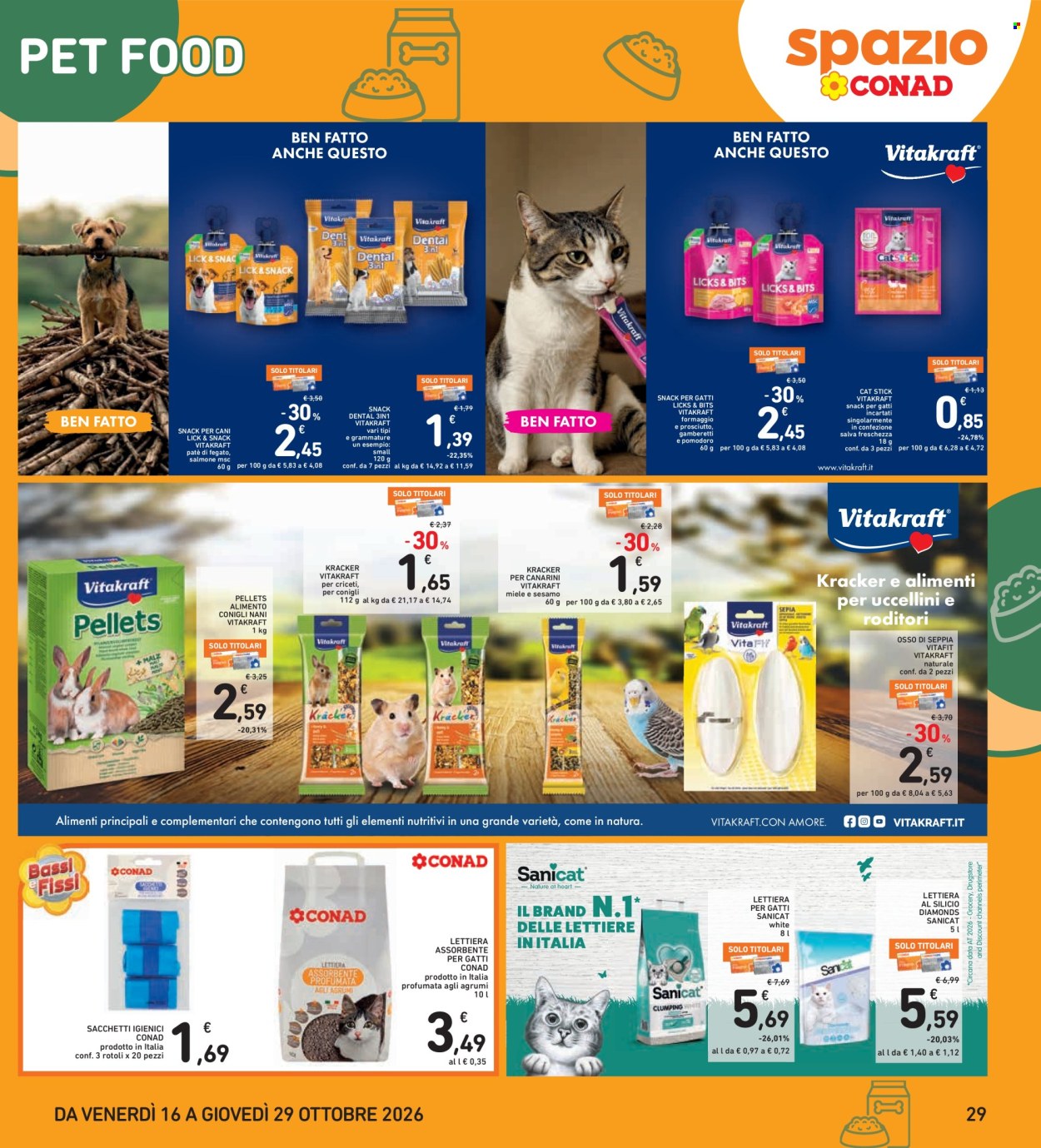 Leták Spazio Conad - 16.10.2026 - 29.10.2026. Strana 29