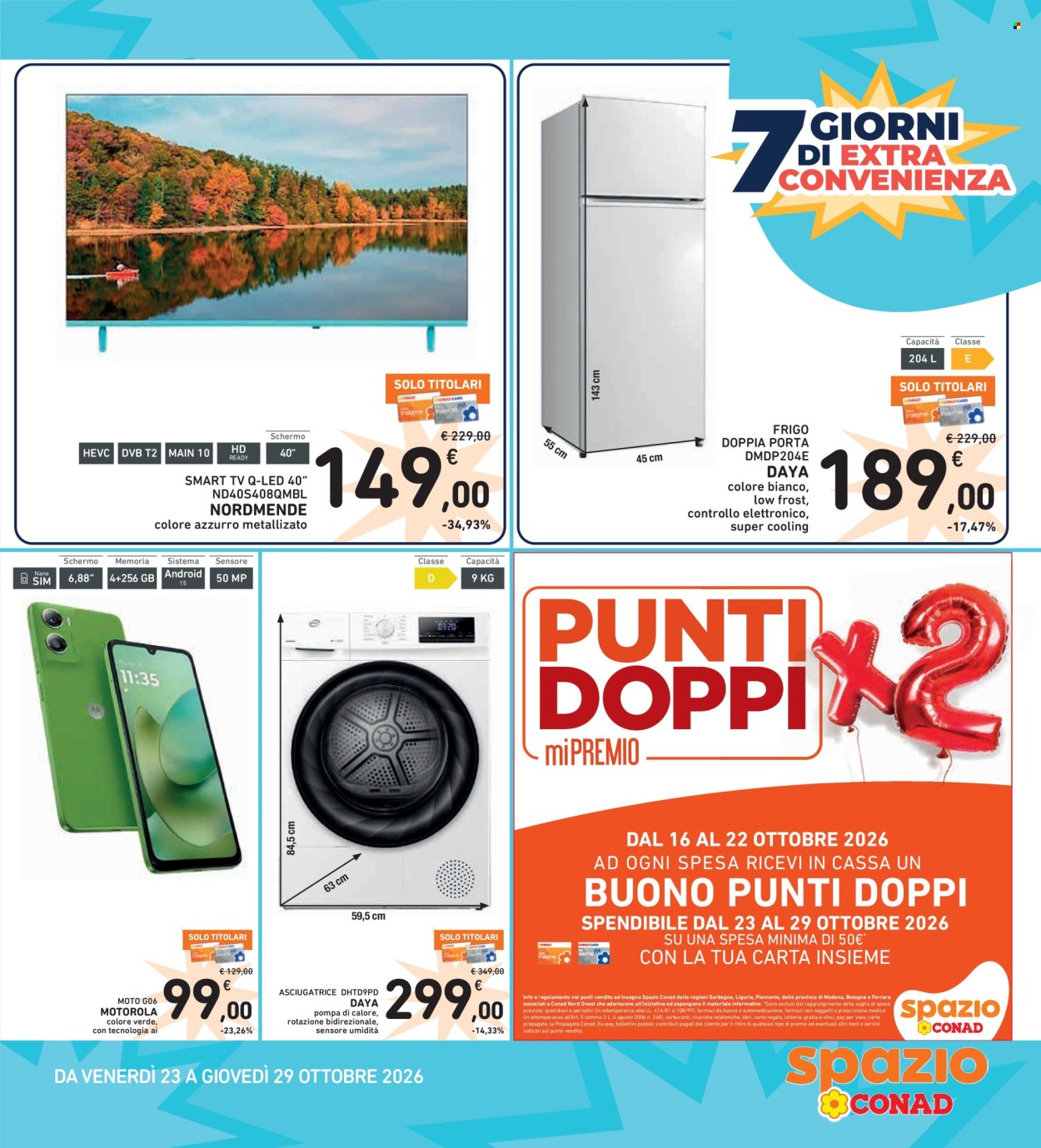 Volantino Spazio Conad - 16/10/2026 - 29/10/2026. Pagina 39