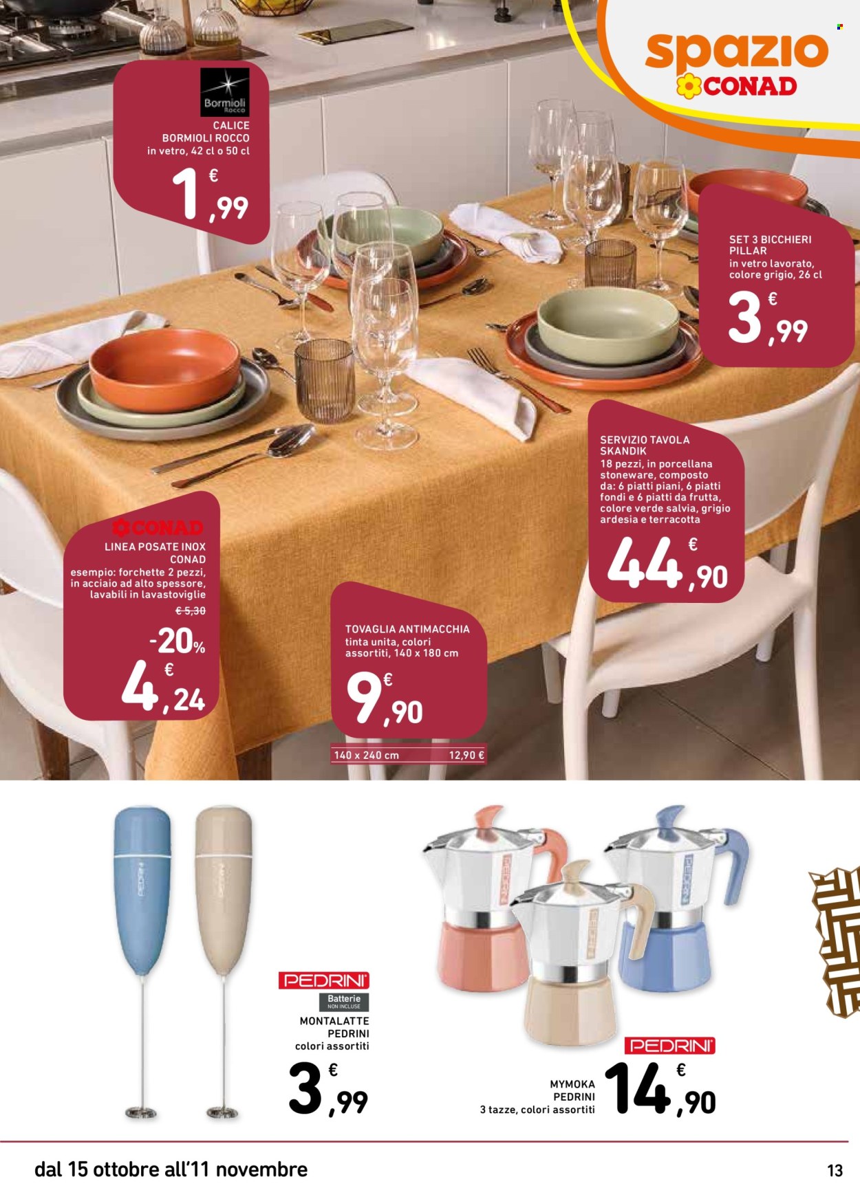 Leták Spazio Conad - 15.10.2026 - 11.11.2026. Strana 13