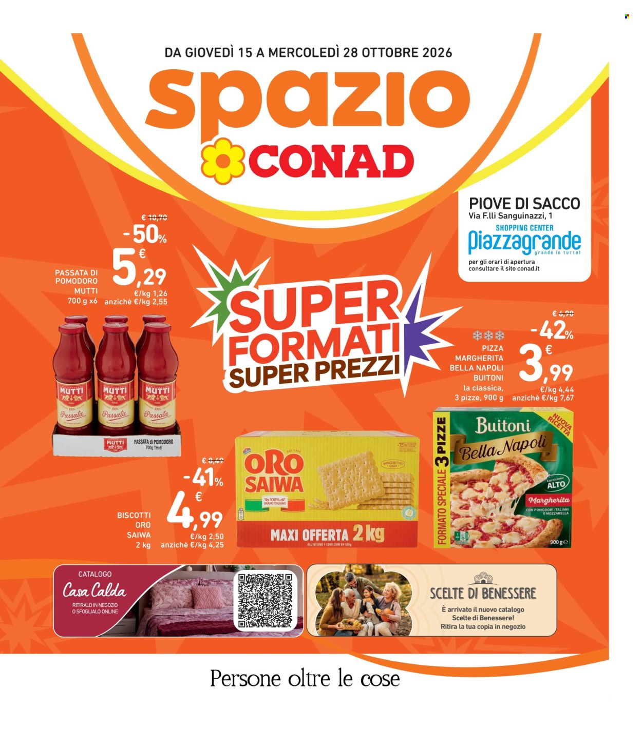 Leták Spazio Conad - 15.10.2026 - 28.10.2026. Strana 1