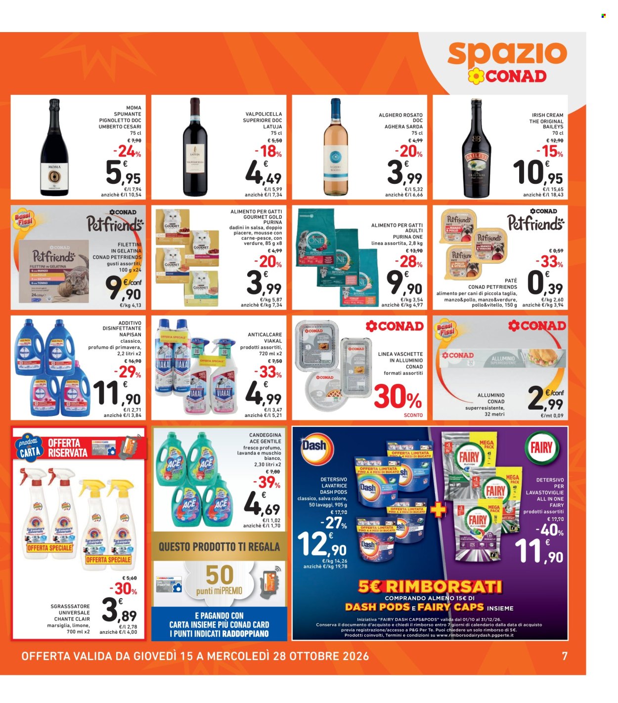 Leták Spazio Conad - 16.10.2026 - 29.10.2026. Strana 7