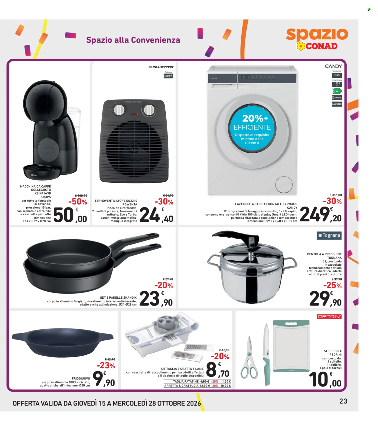 Leták Spazio Conad - 16.10.2026 - 29.10.2026. Strana 23