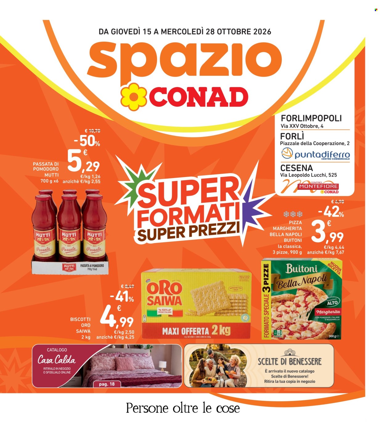 Leták Spazio Conad - 16.10.2026 - 29.10.2026. Strana 1