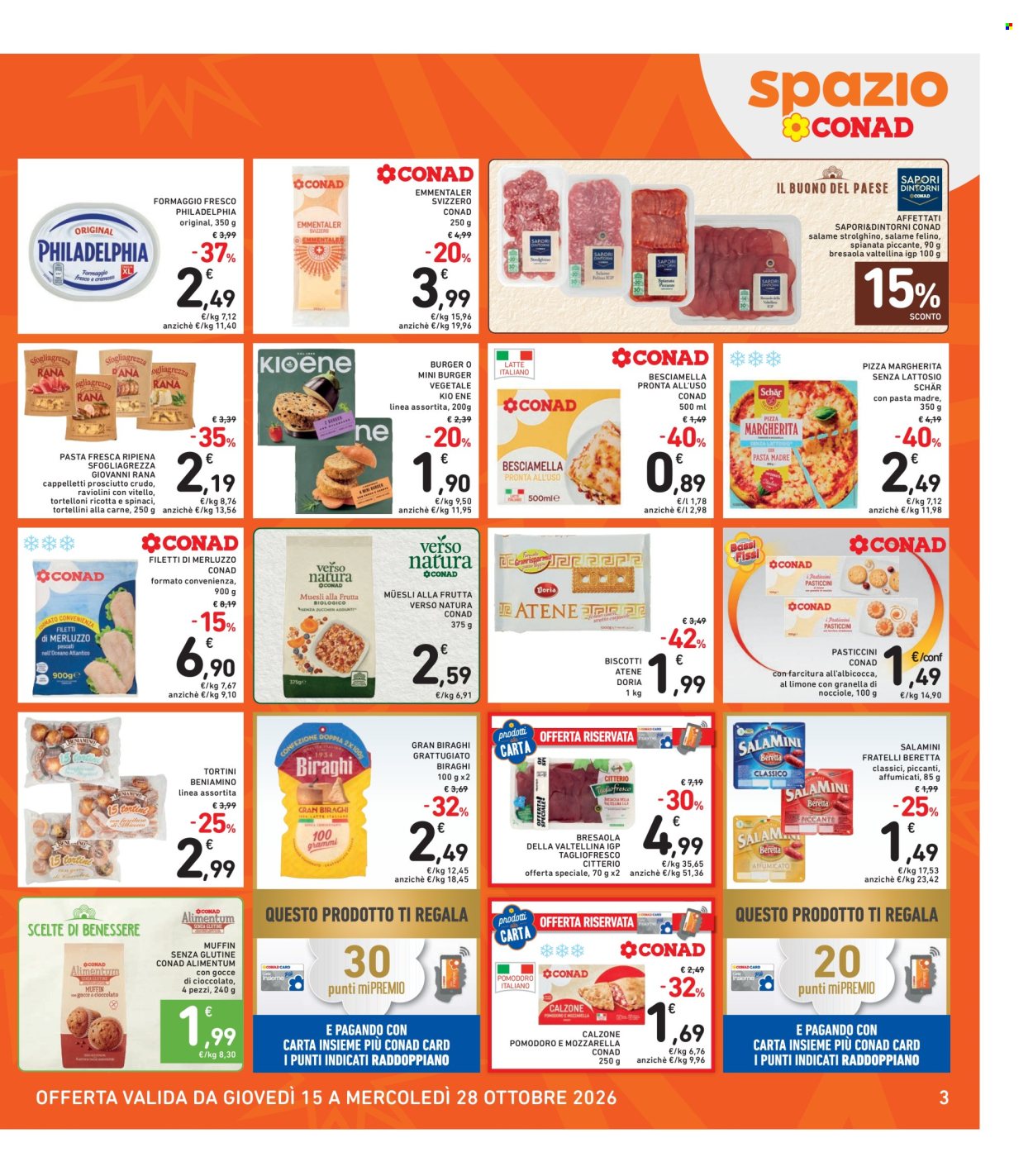 Leták Spazio Conad - 16.10.2026 - 29.10.2026. Strana 3