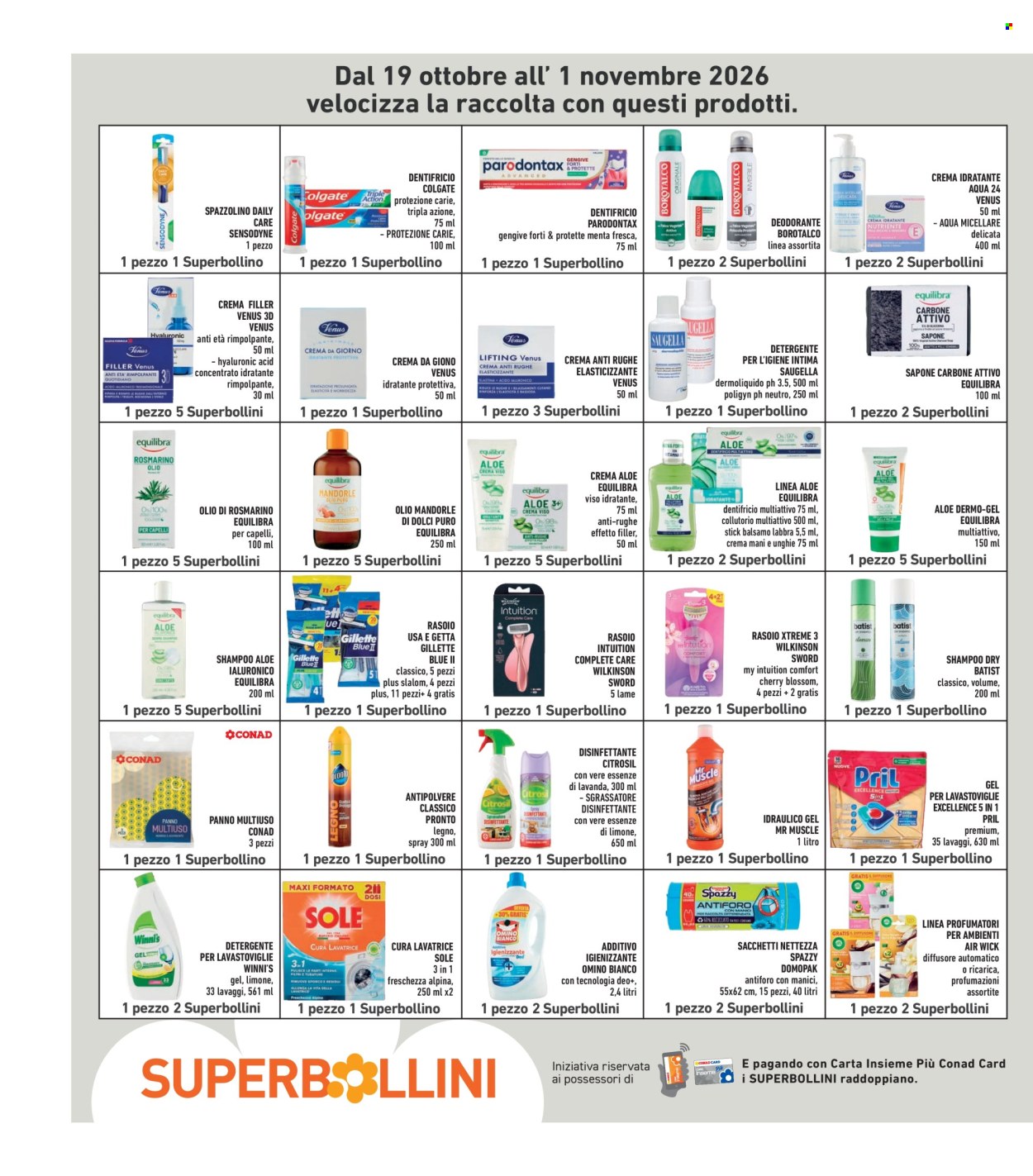 Leták Spazio Conad - 16.10.2026 - 29.10.2026. Strana 26