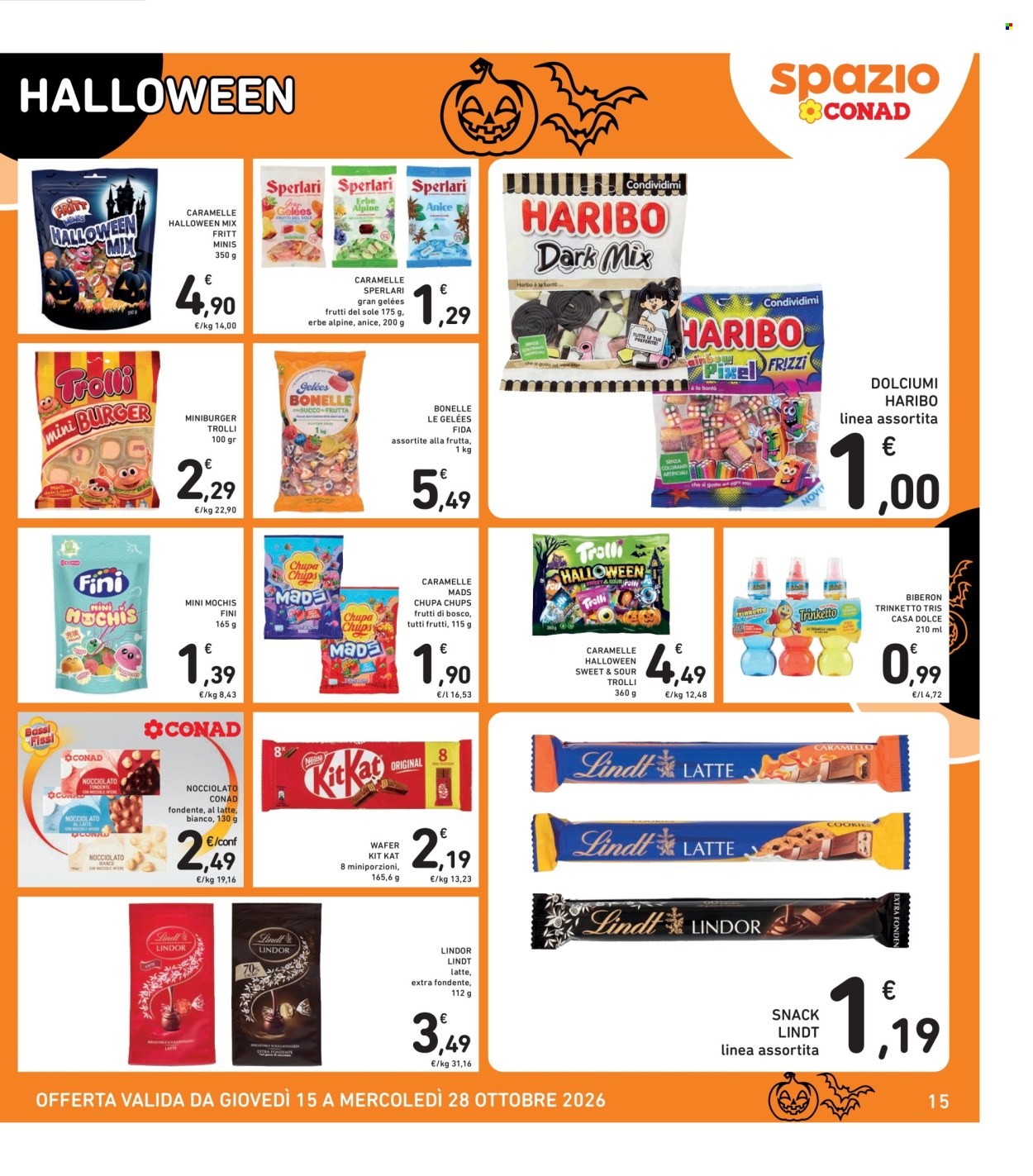 Leták Spazio Conad - 16.10.2026 - 29.10.2026. Strana 15