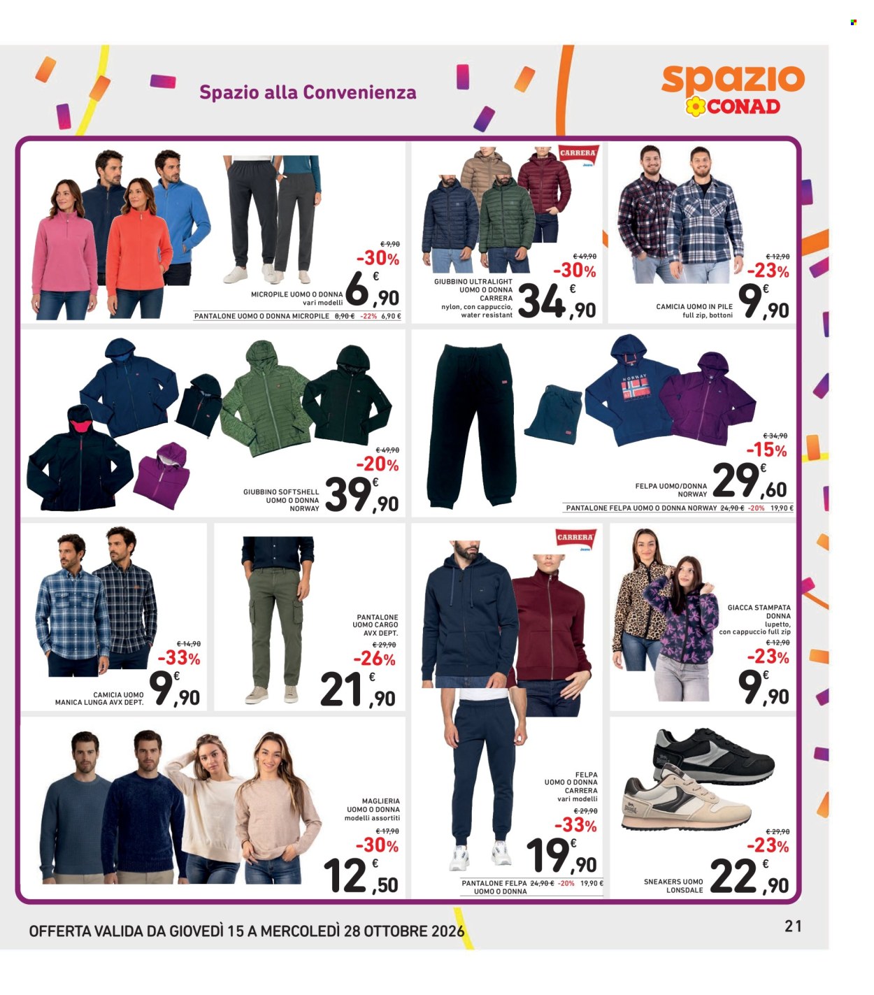 Leták Spazio Conad - 16.10.2026 - 29.10.2026. Strana 21