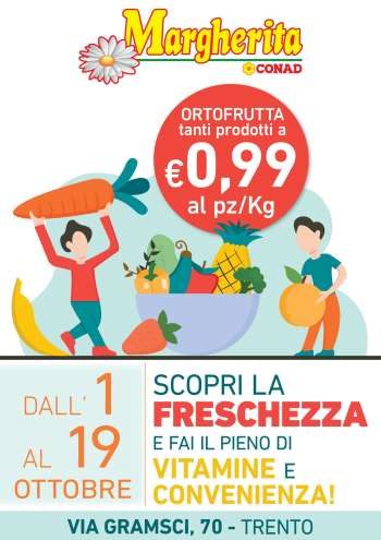 Volantino Margherita Conad - 1/10/2026 - 19/10/2026.