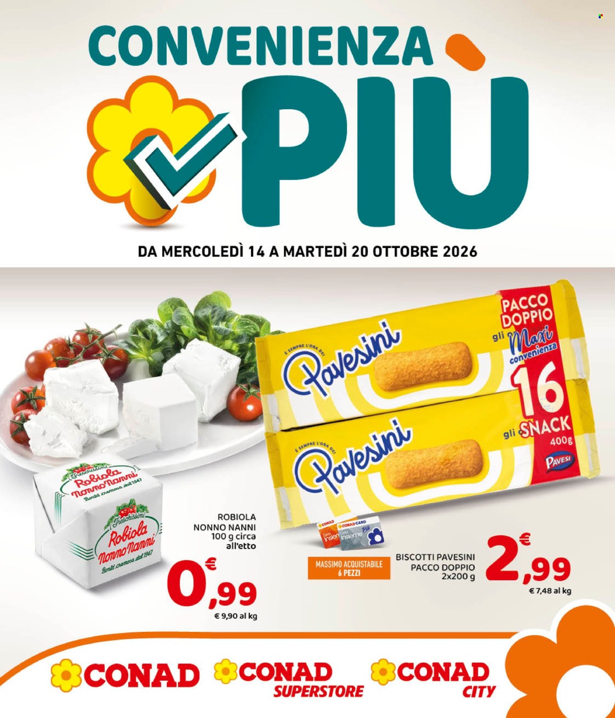 Leták Conad - 14.10.2026 - 20.10.2026. Strana 1
