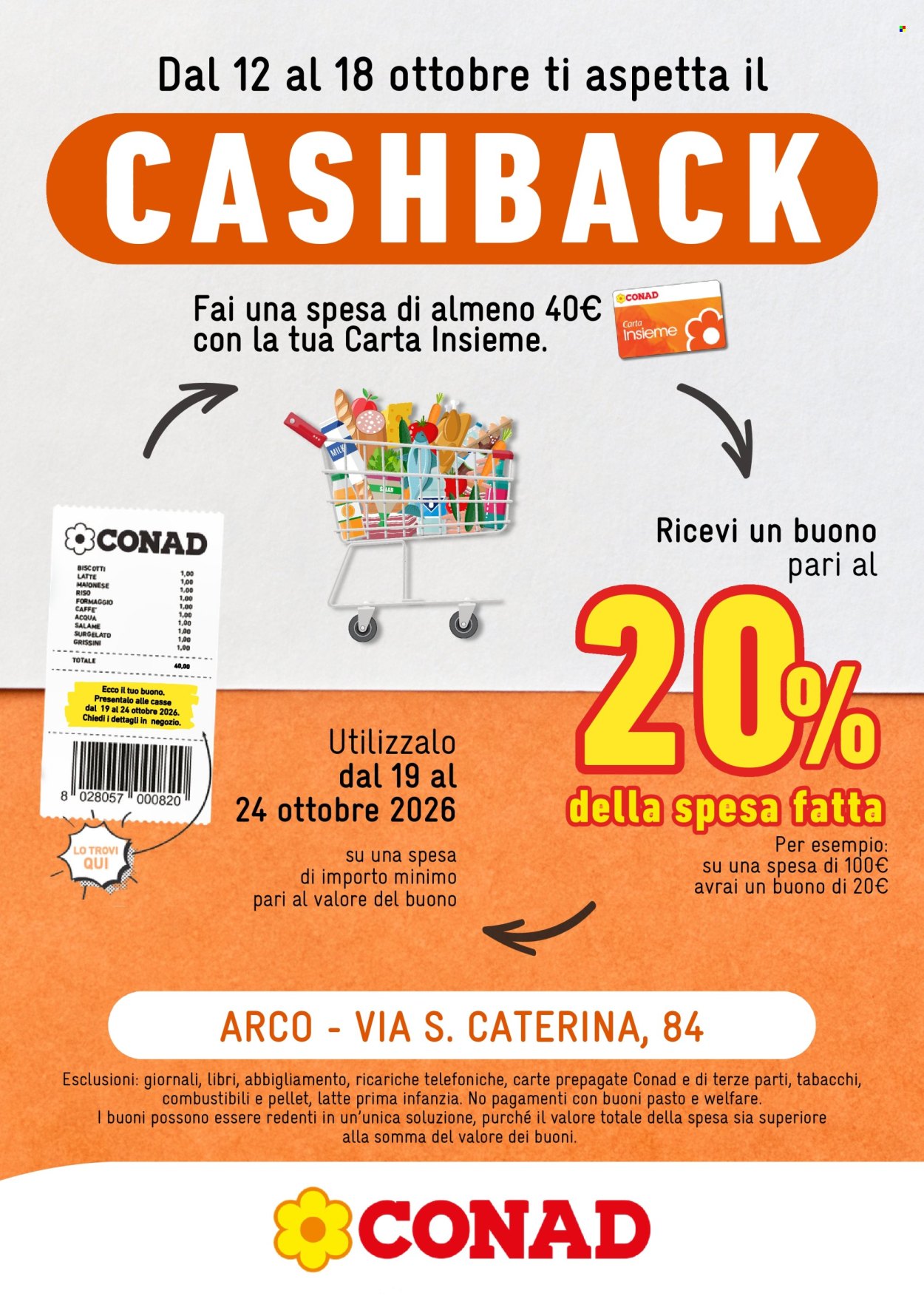 Volantino Conad - 12/10/2026 - 18/10/2026. Pagina 1
