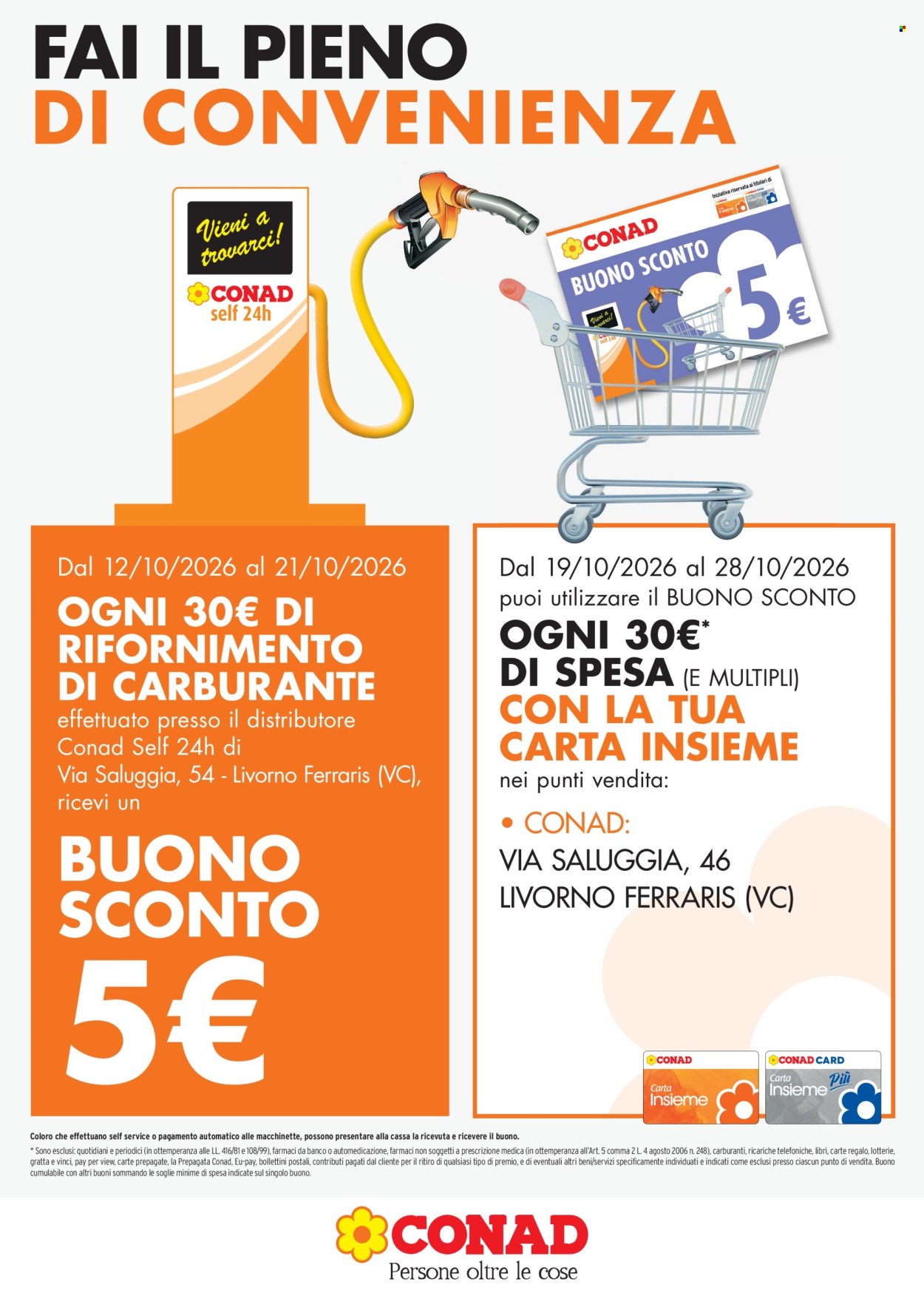 Volantino Conad - 12/10/2026 - 21/10/2026. Pagina 1