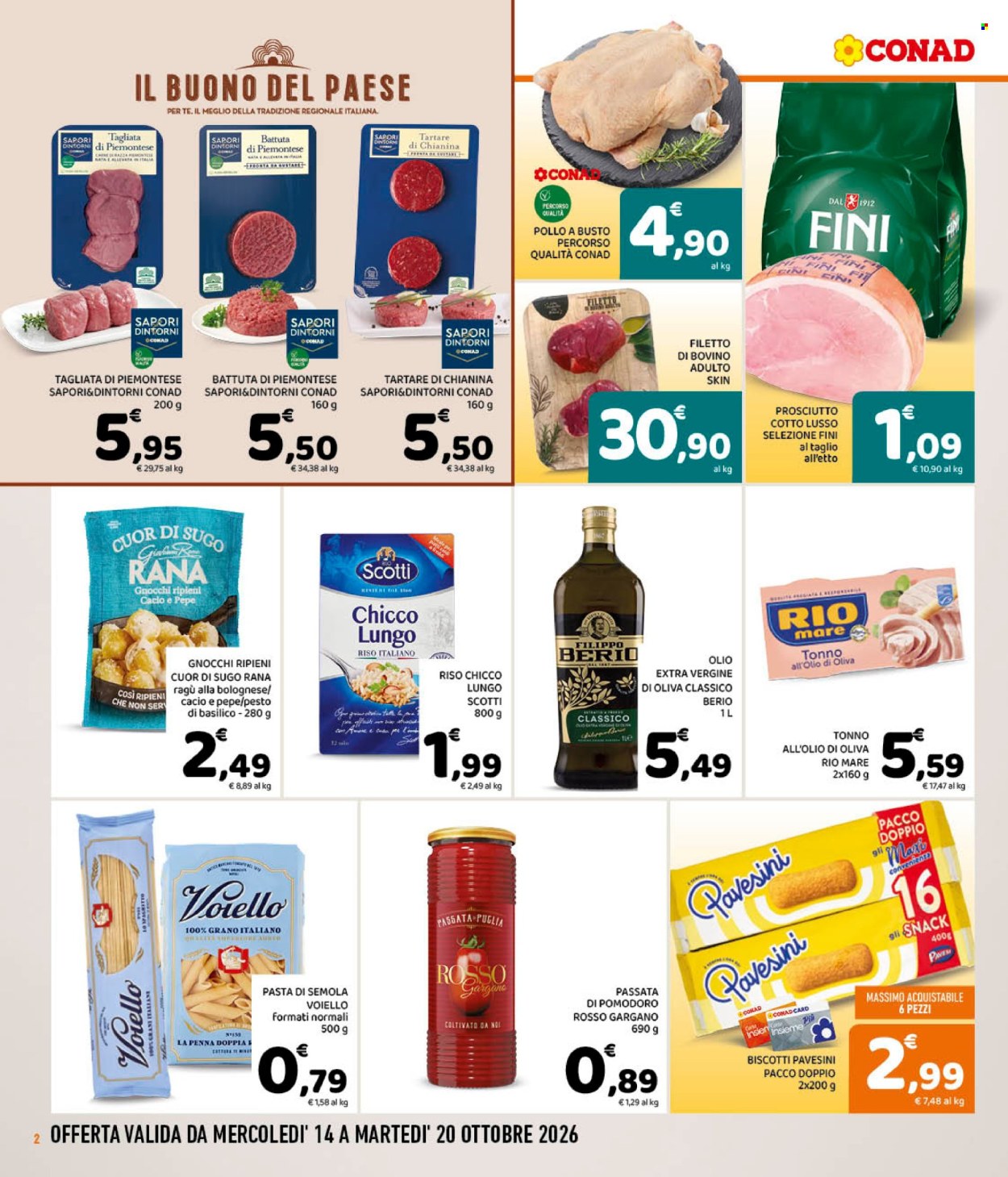 Volantino Conad - 14/10/2026 - 20/10/2026. Pagina 2