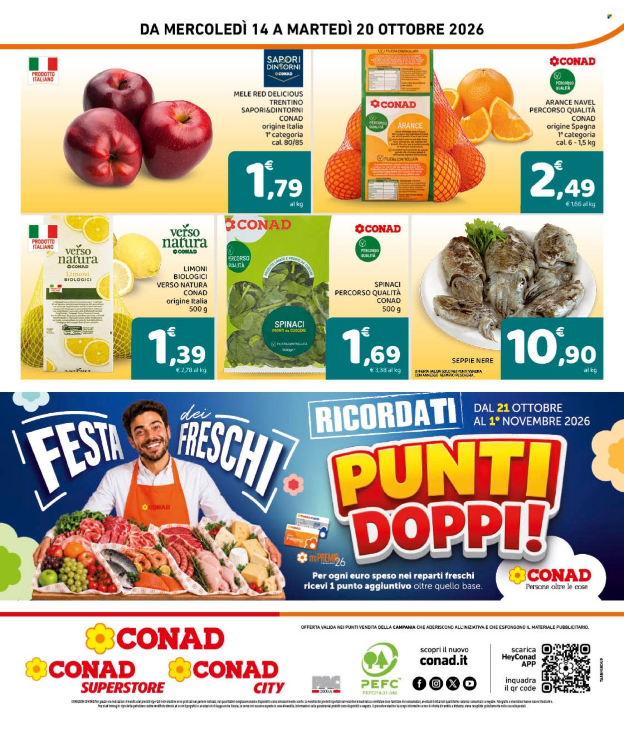 Volantino Conad - 14/10/2026 - 20/10/2026. Pagina 8