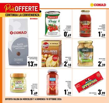 Volantino Conad - 7/10/2026 - 18/10/2026.