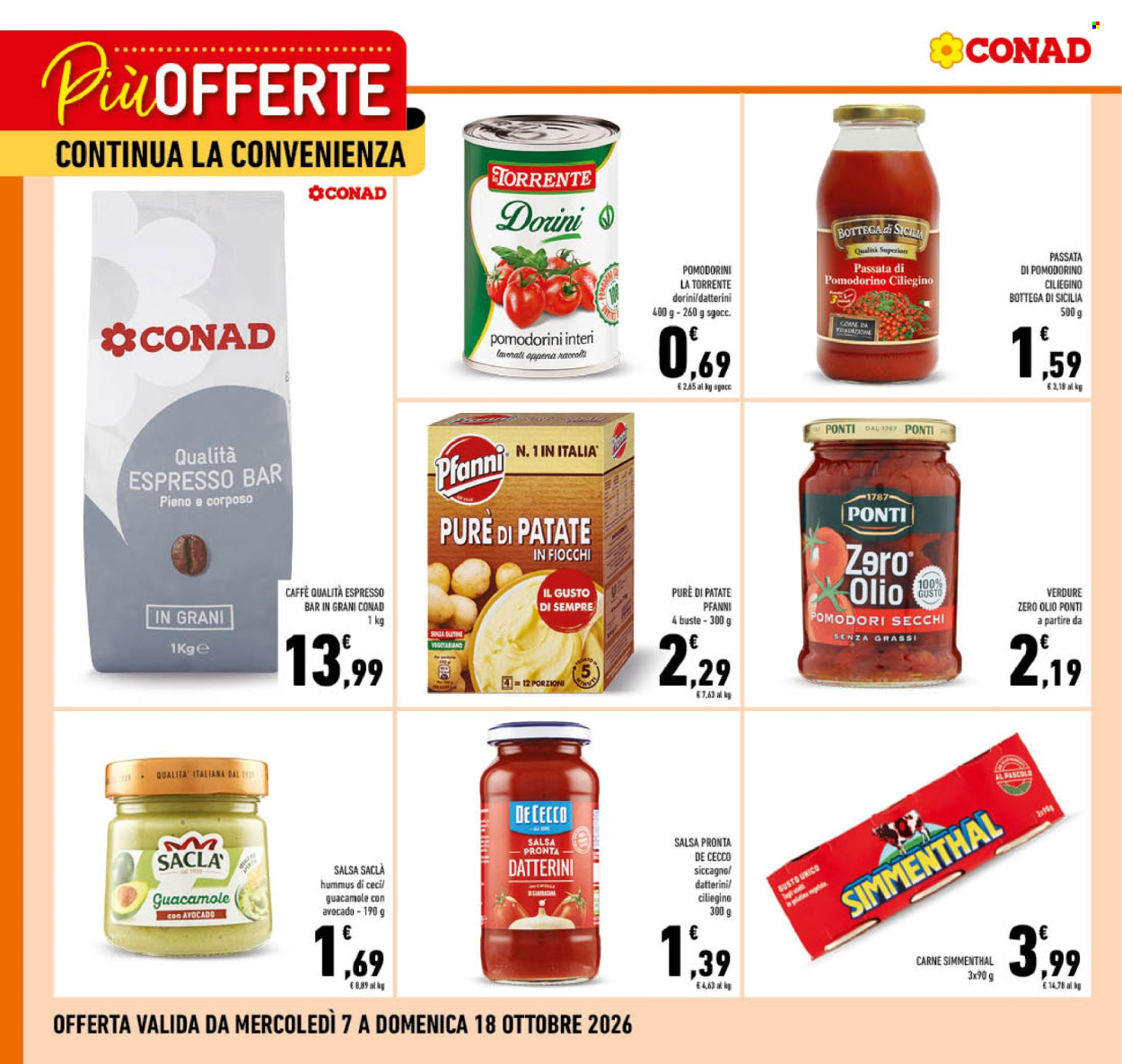 Leták Conad - 7.10.2026 - 18.10.2026. Strana 1