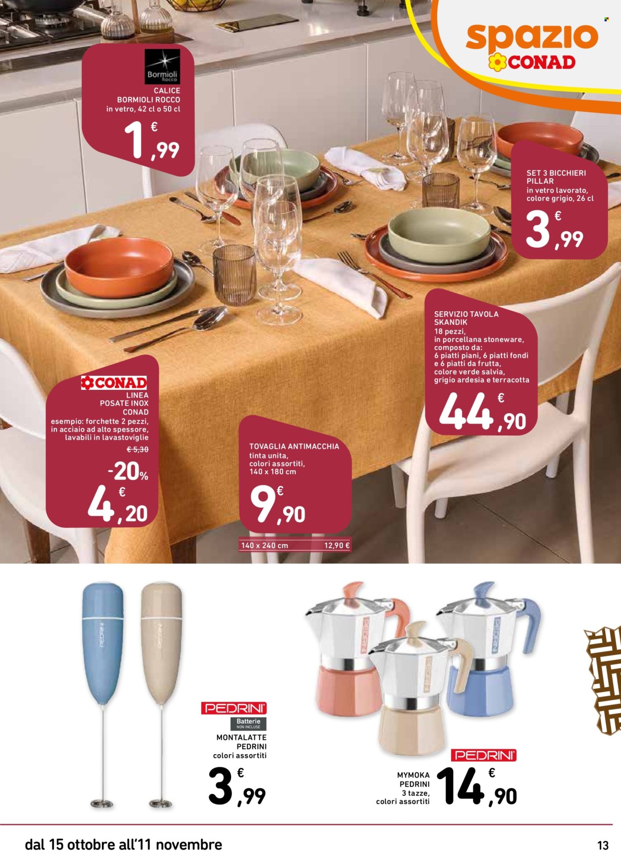 Leták Spazio Conad - 15.10.2026 - 11.11.2026. Strana 13
