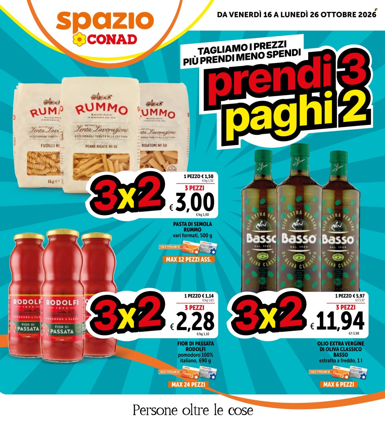 Leták Spazio Conad - 16.10.2026 - 26.10.2026. Strana 1