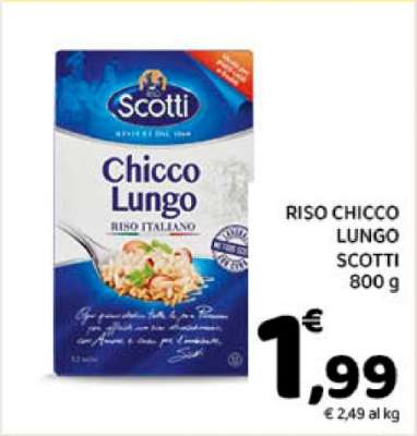 Riso chicco lungo Scotti