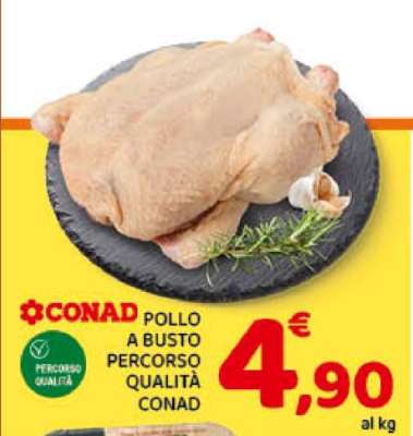 CONAD POLLO A BUSTO PERCORSO QUALITÀ CONAD