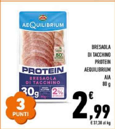 BRESAOLA DI TACCHINO PROTEIN AEQUILIBRIUM AIA
