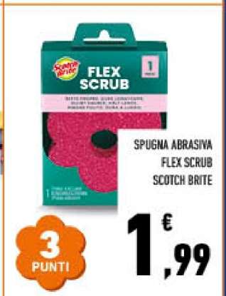 SPUGNA ABRASIVA FLEX SCRUB SCOTCH BRITE