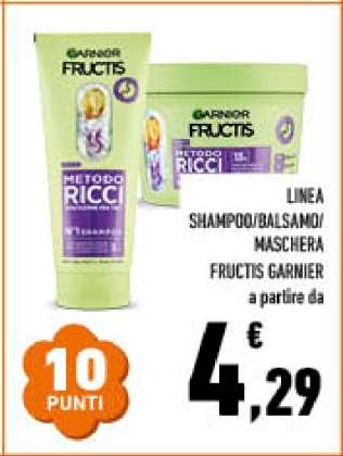 LINEA SHAMPOO/BALSAMO/MASCHERA FRUCTIS GARNIER