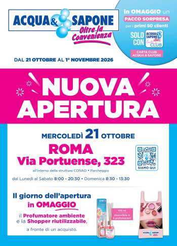 Volantino Acqua & Sapone - 21/10/2026 - 1/11/2026.