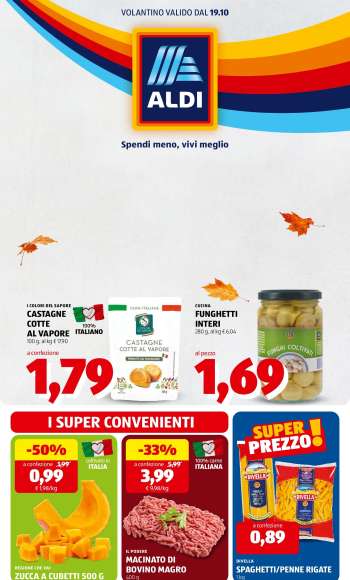 Volantino Aldi - 19/10/2026 - 25/10/2026.
