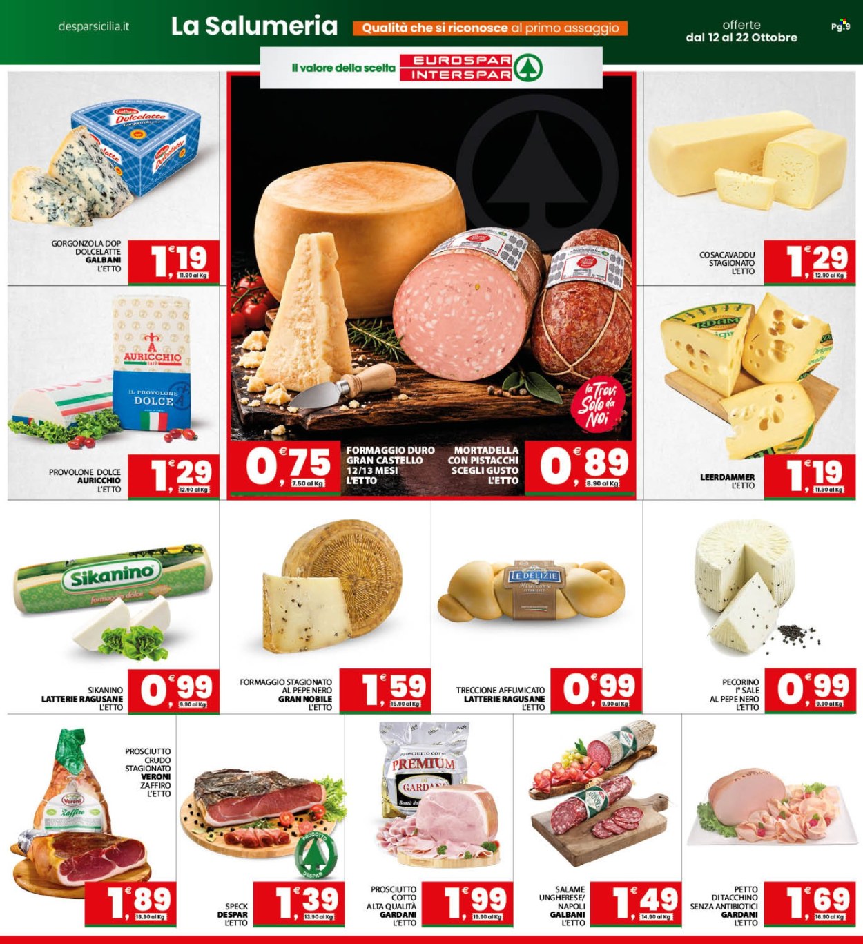 Leták Eurospar - 12.10.2026 - 22.10.2026. Strana 9