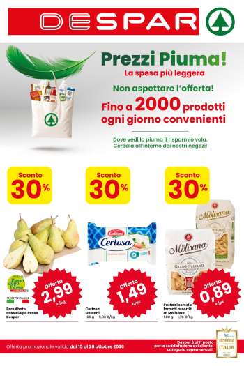 Volantino Despar - 15/10/2026 - 28/10/2026.