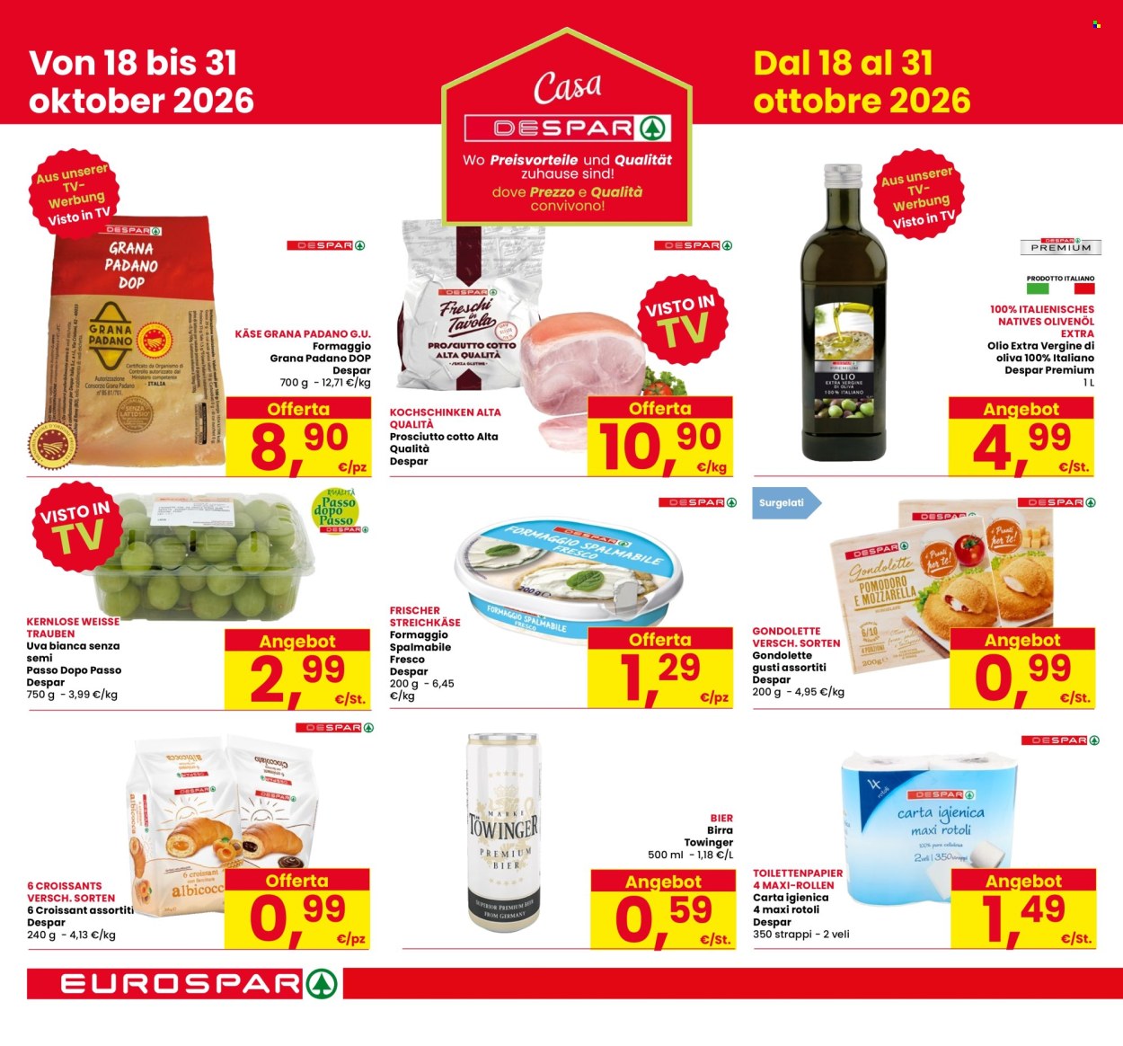 Leták Eurospar - 15.10.2026 - 28.10.2026. Strana 4
