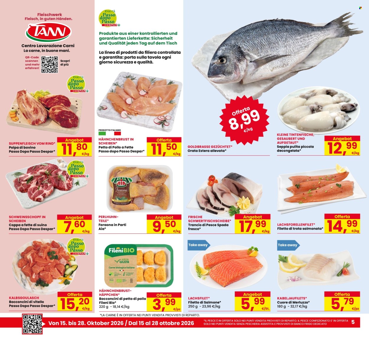 Leták Eurospar - 15.10.2026 - 28.10.2026. Strana 5