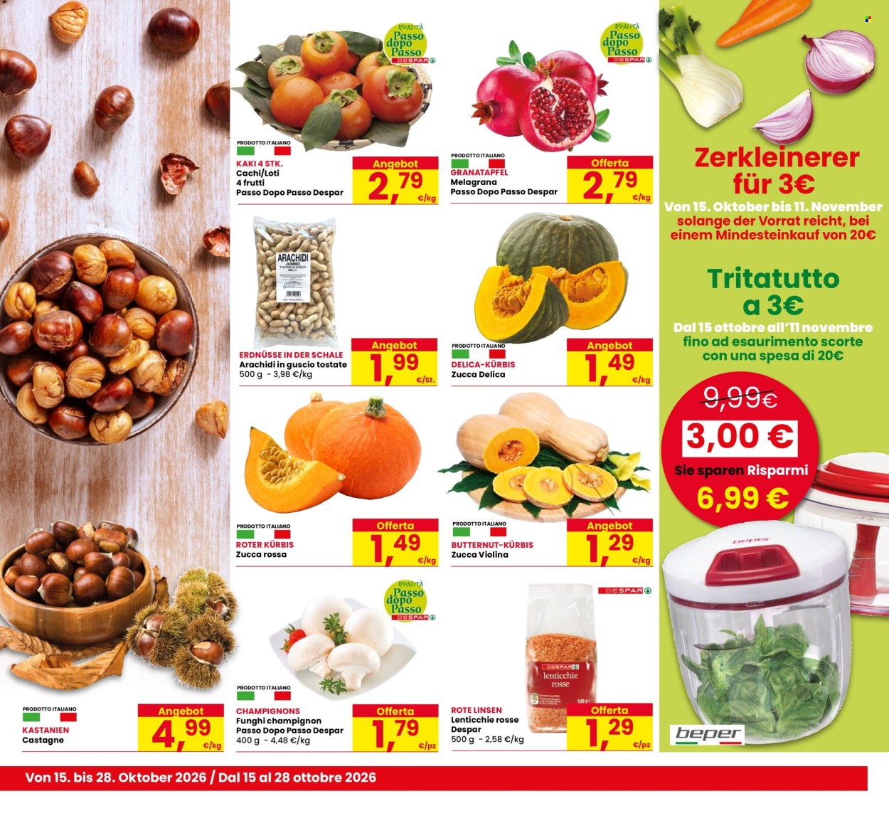 Leták Eurospar - 15.10.2026 - 28.10.2026. Strana 7