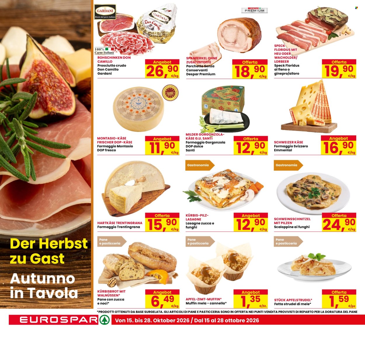 Leták Eurospar - 15.10.2026 - 28.10.2026. Strana 8