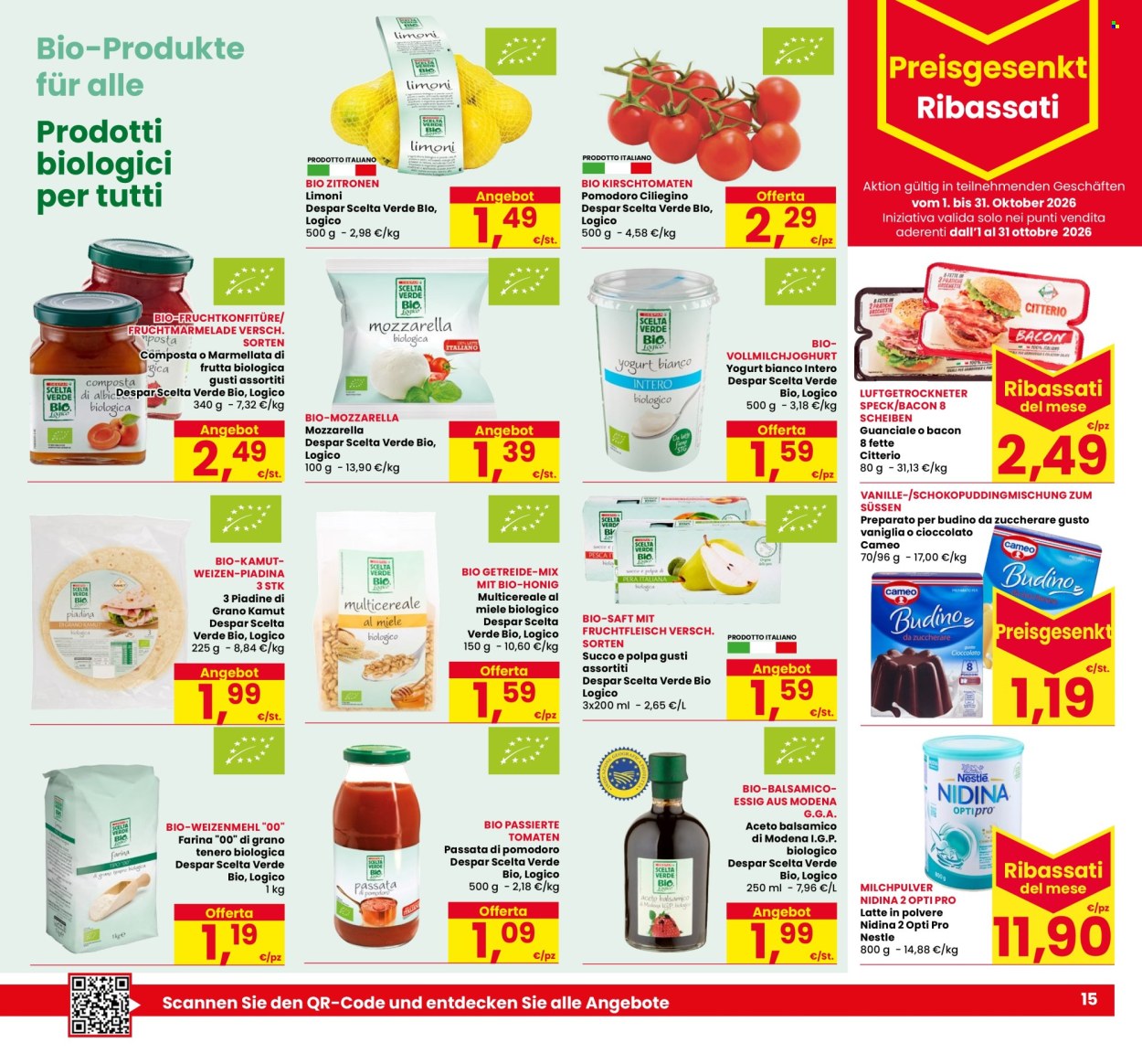 Leták Eurospar - 15.10.2026 - 28.10.2026. Strana 15