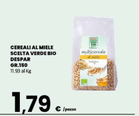CEREALI AL MIELE SCELTA VERDE BIO DESPAR