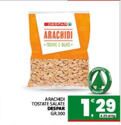 ARACHIDI TOSTATE SALATE