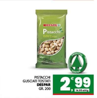 PISTACCHI GUSCIATI TOSTATI DESPAR