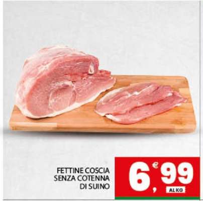 Fettine Coscia Senza Cotenna di Suino