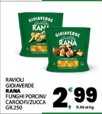 Ravioli Gioiaverde Rana