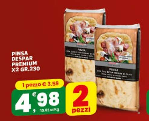 PINSA DESPAR PREMIUM X2 GR.230