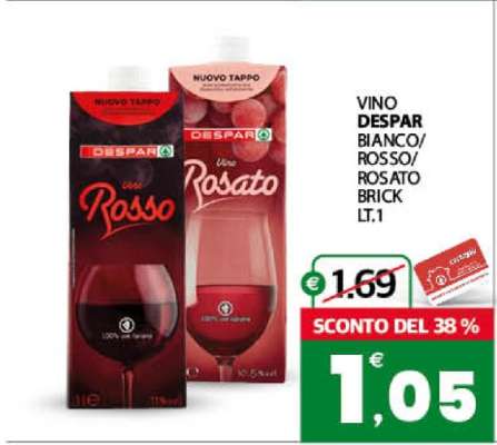 VINO DESPAR BIANCO/ROSSO/ROSATO BRICK LT.1