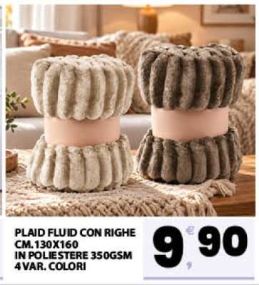 PLAID FLUID CON RIGHE