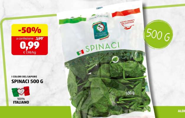 I COLORI DEL SAPORE SPINACI 500 G