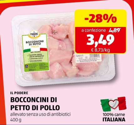 Bocconcini di petto di pollo
